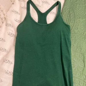 LULULEMON Ebb and Flow Tank in Evergreen